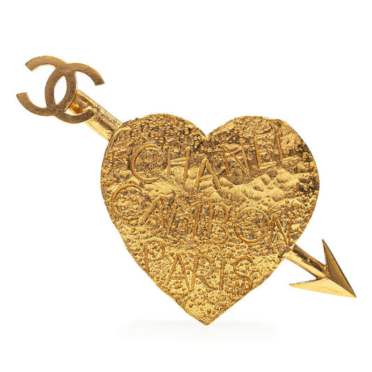 Chanel Coco Mark Arrow Heart Brooch Handbag