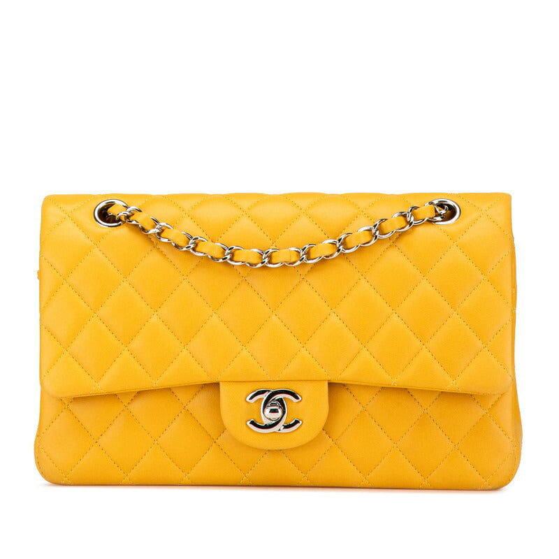 Chanel Matelasse Coco W Flap Lambskin Shoulder Bag