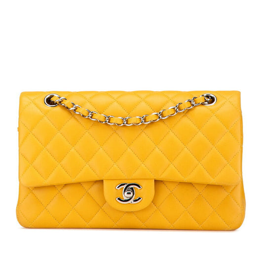 Chanel Matelasse Coco W Flap Lambskin Shoulder Bag