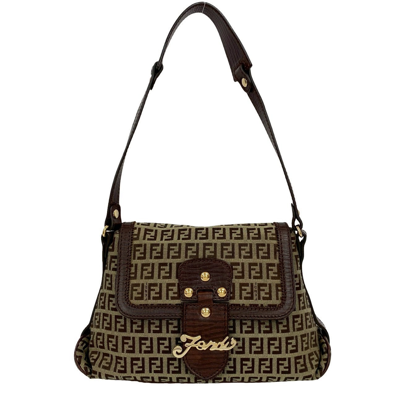 Fendi Peekaboo Leather 2way Bag