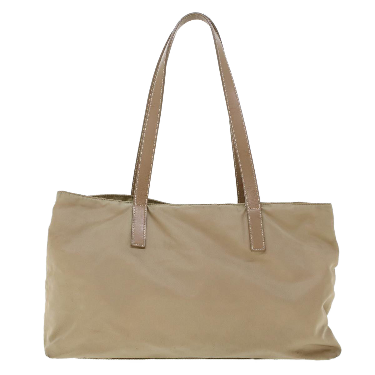 Prada Tote Bag Nylon Beige