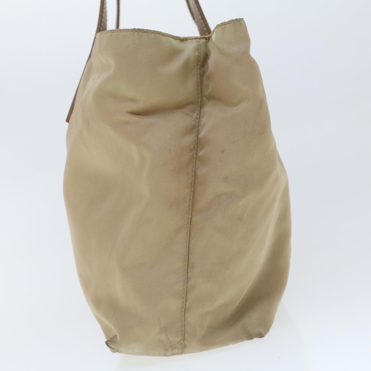 Prada Tote Bag Nylon Beige
