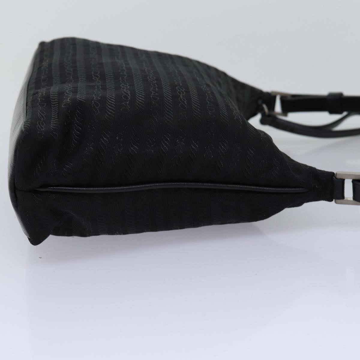 PRADA Shoulder Bag Nylon Black Auth yb570