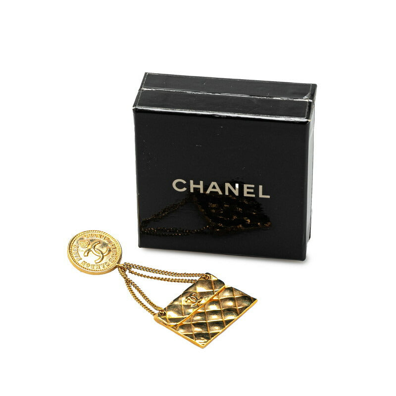 Chanel Gold Plated Coco Mark 31 RUE CAMBON Matelasse Brooch Classic Flap Tote