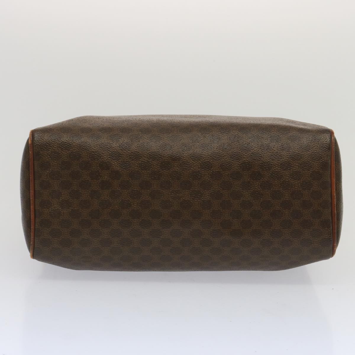 Luxury CELINE Macadam Canvas Hand Bag PVC Brown 10896