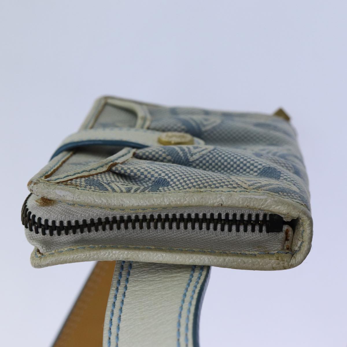 Luxury CELINE C Macadam Canvas Waist bag Blue 11883