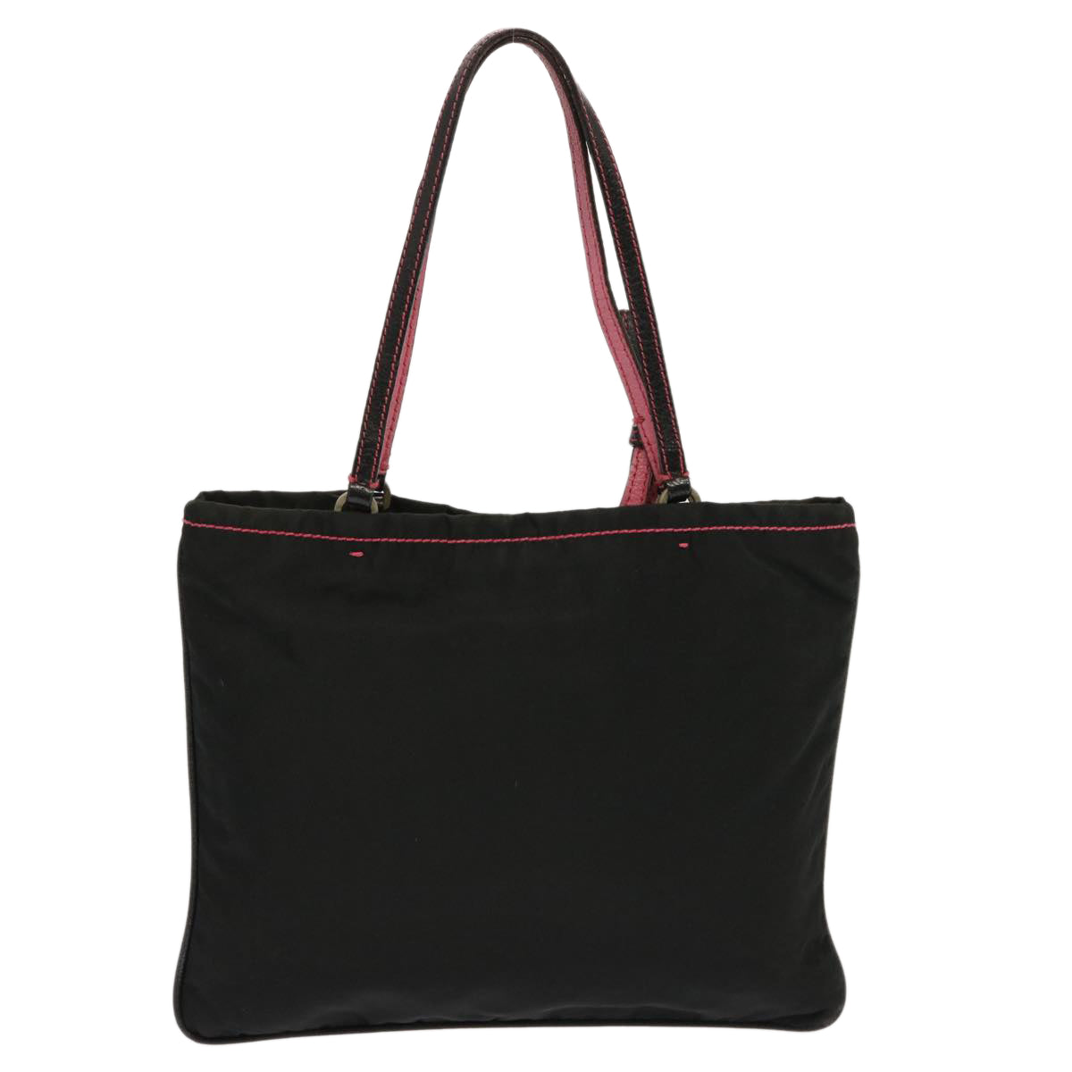 PRADA Hand Bag Nylon Black Auth yk11921