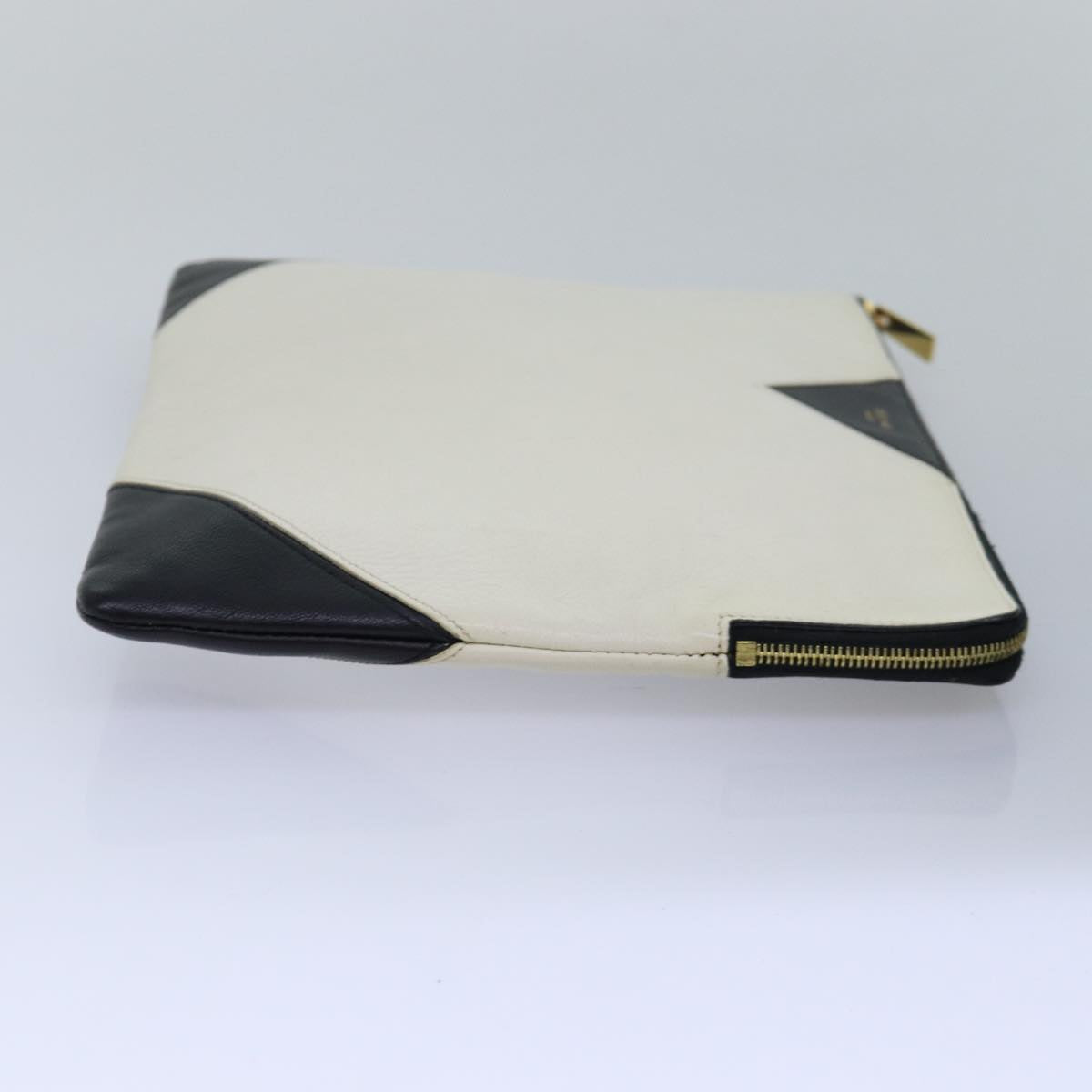 Luxury CELINE Clutch Bag Leather Black Whe 13087