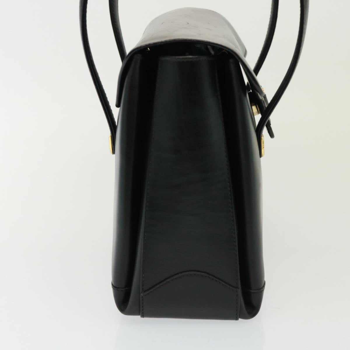 Luxury CELINE Hand Bag Leather Black 13208