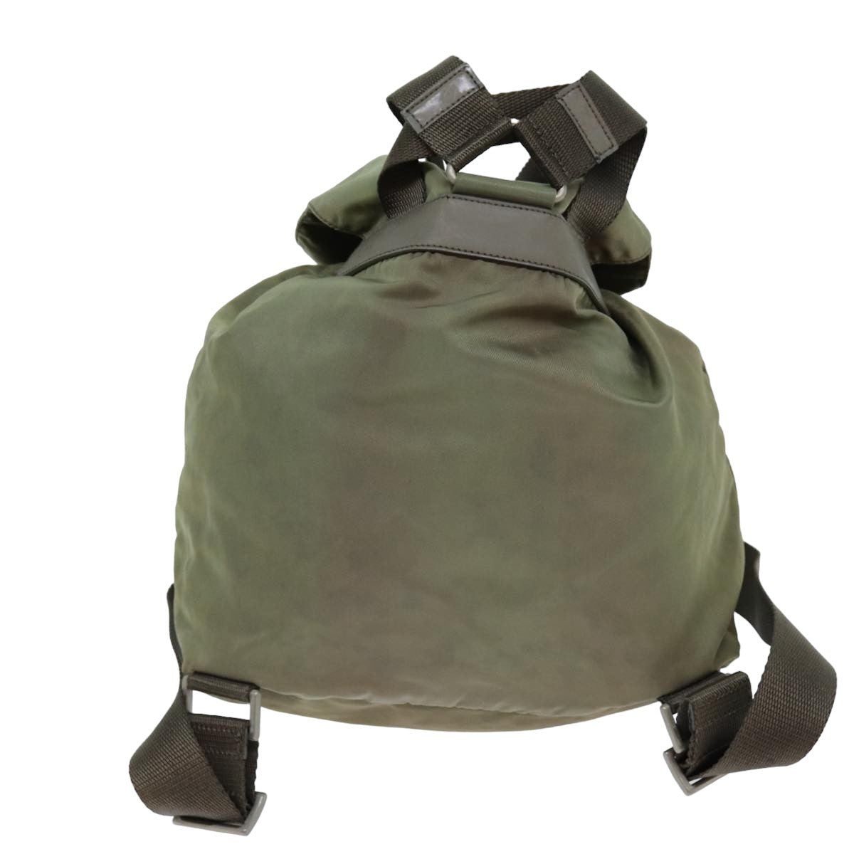 PRADA Backpack Nylon Khaki Auth