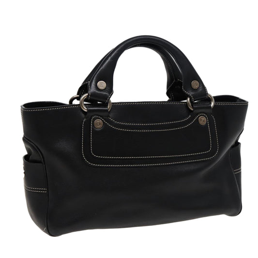 Luxury CELINE Boogie bag Hand Bag Leather Black 13395