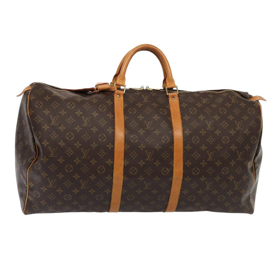 LOUIS VUITTON Monogram Keepall 60 Boston Bag M41422 LV Auth yk13750