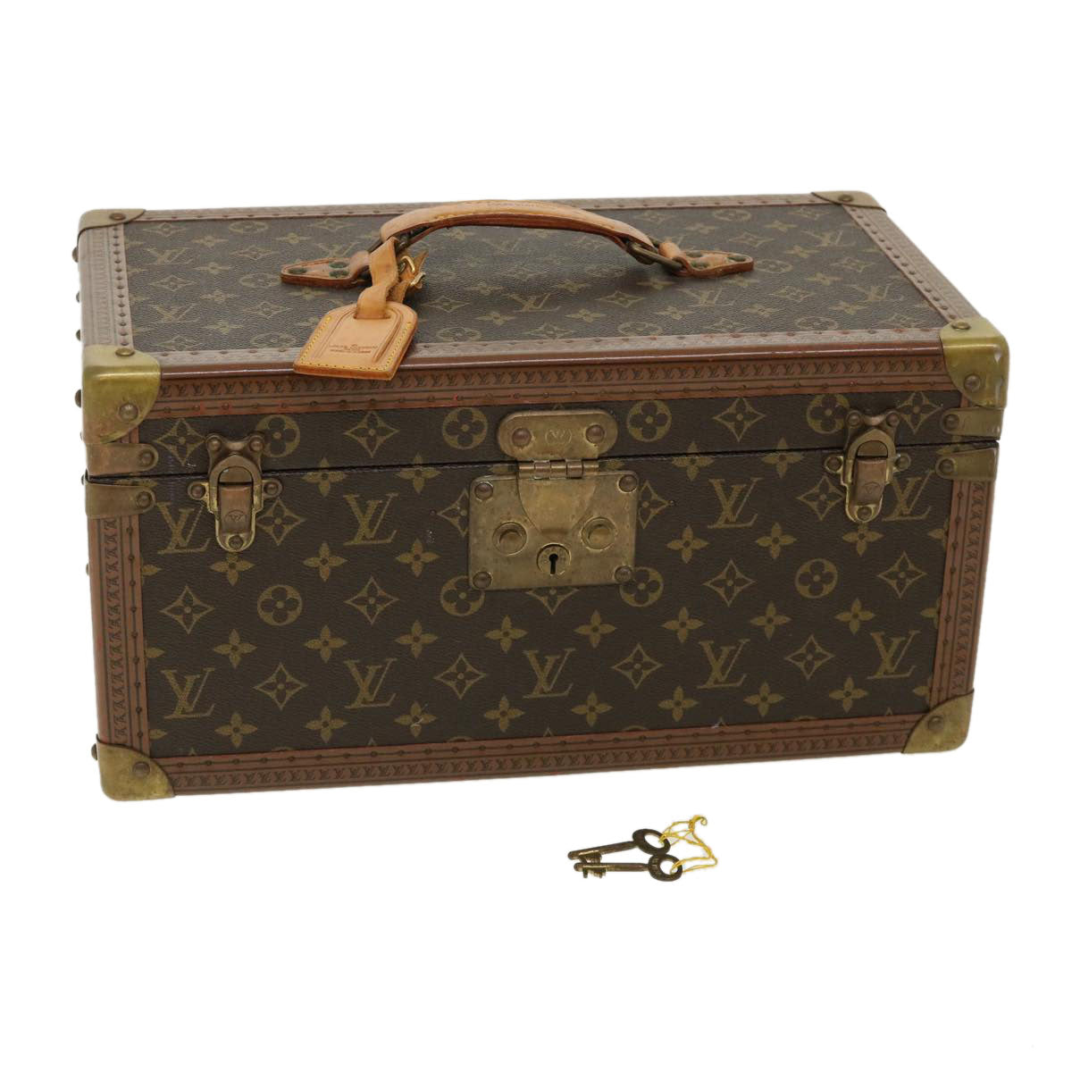 LOUIS VUITTON Monogram Boite Buteil Hand Bag Vanity M21822 Auth yk5026