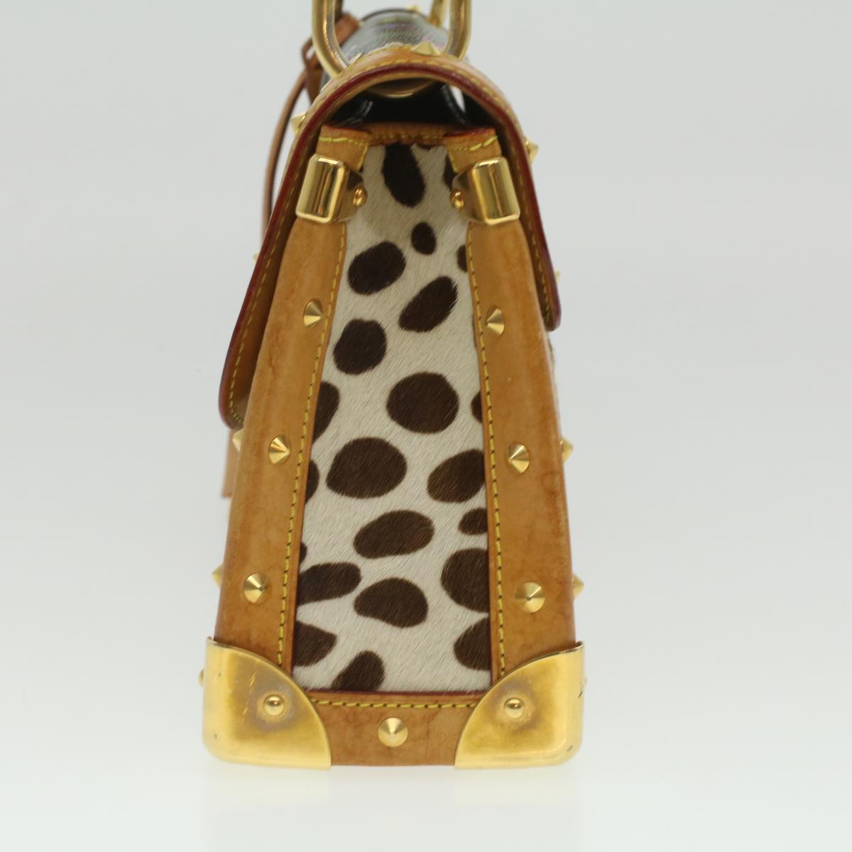 LOUIS VUITTON Monogram Multicolor Sac Dalmatian Hand Bag Black M92825 LV yk5888