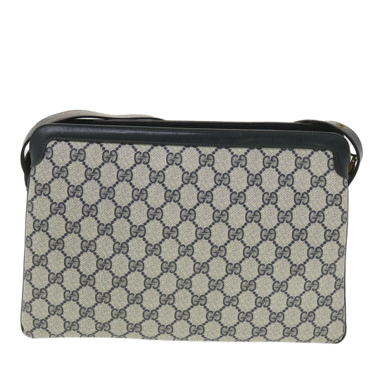 Gucci Leather Canvas Shoulder Bag