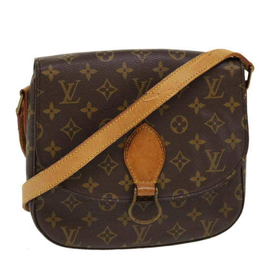 LOUIS VUITTON Monogram Saint Cloud GM Shoulder Bag M51242 LV yk6203B