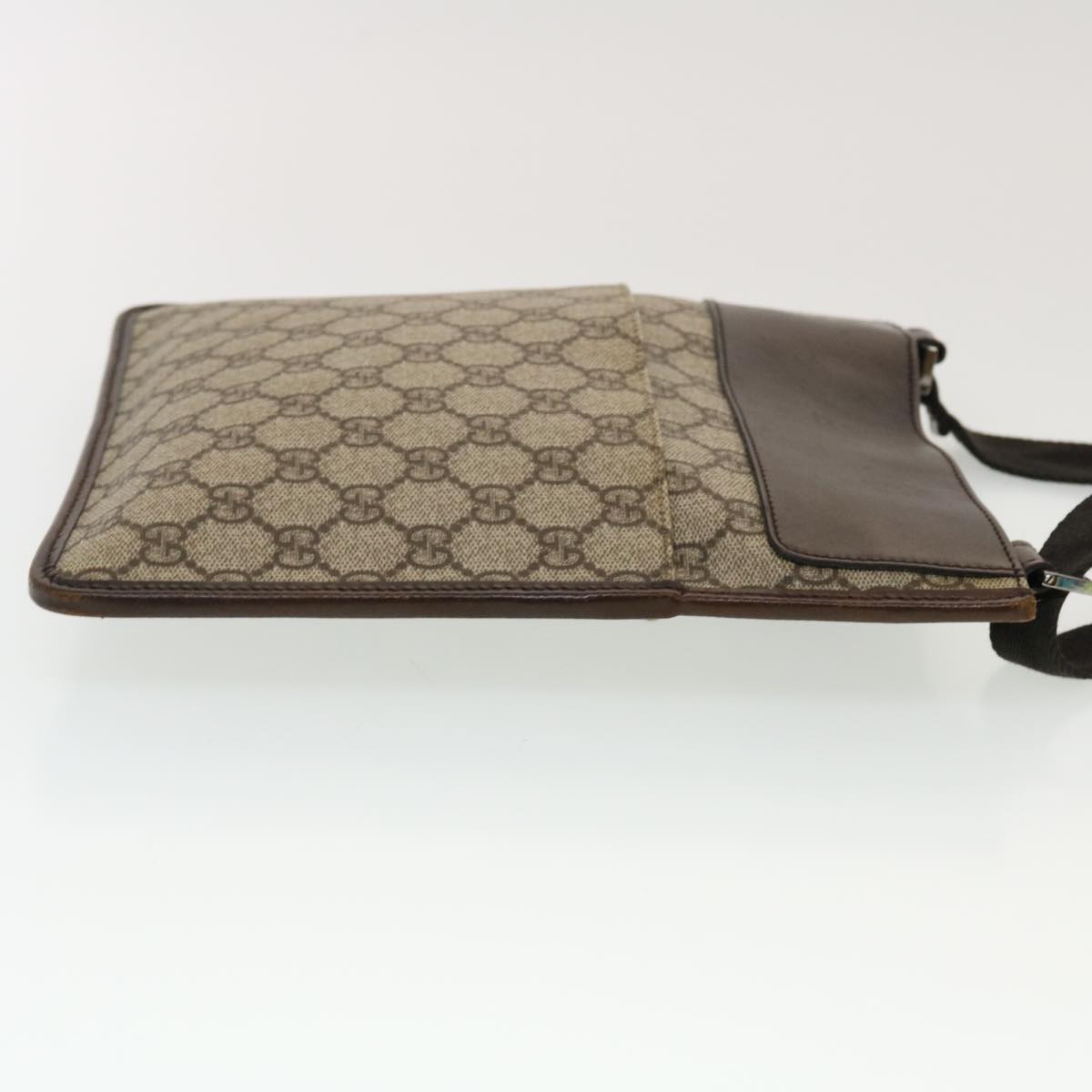 Gucci Leather Canvas Shoulder Bag