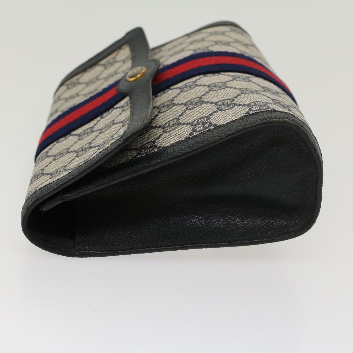 Gucci Leather Canvas Clutch