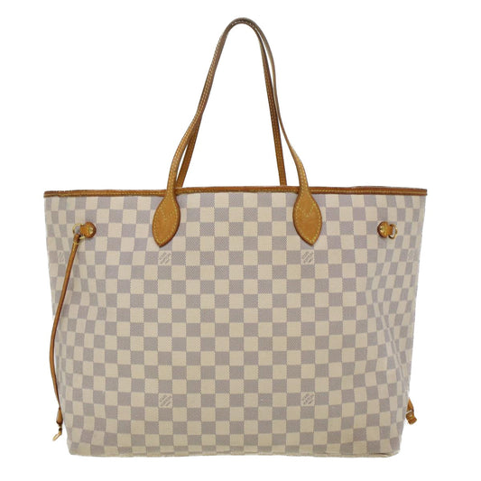 LOUIS VUITTON Damier Azur Neverfull GM Tote Bag LV Auth yk7322