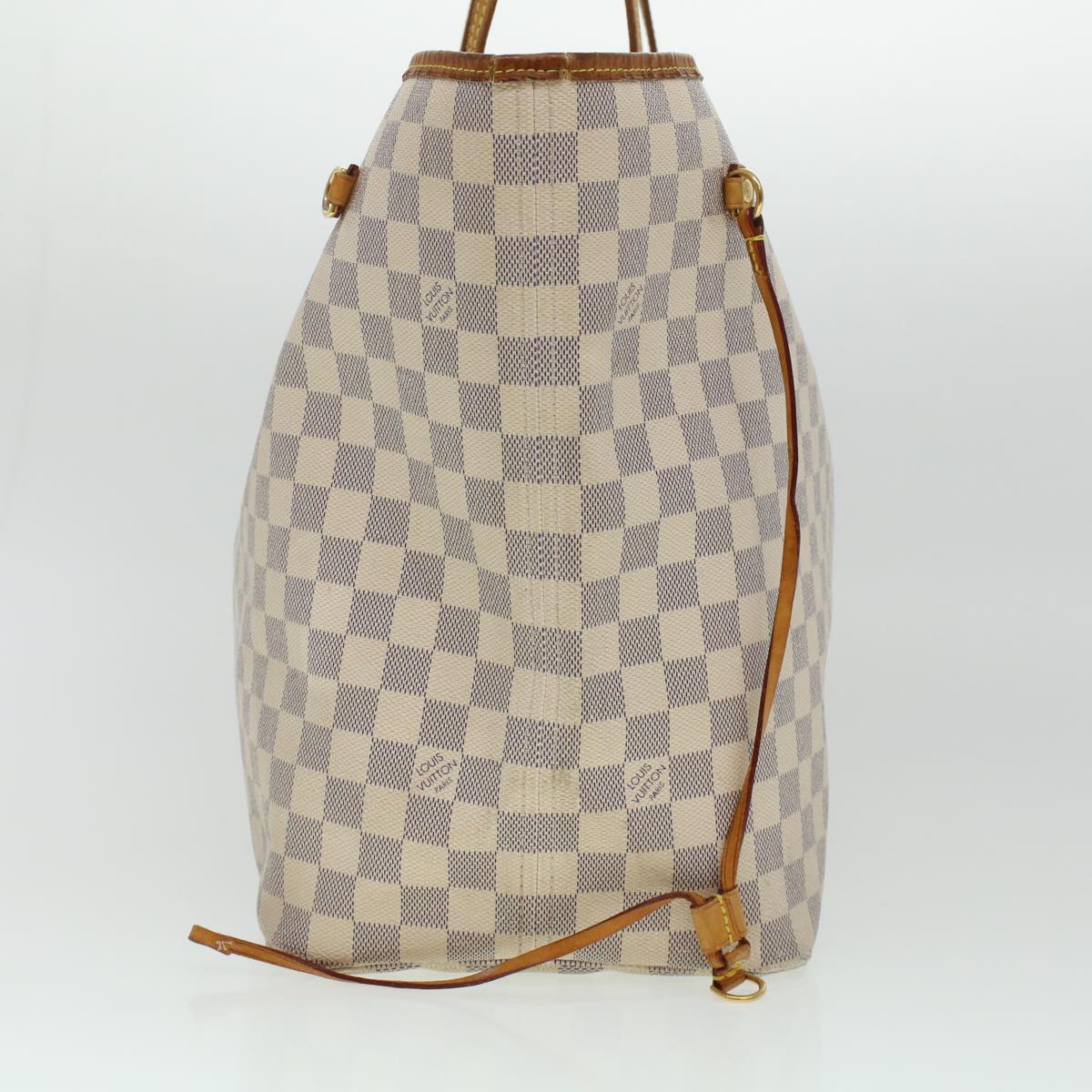 LOUIS VUITTON Damier Azur Neverfull GM Tote Bag LV Auth yk7322