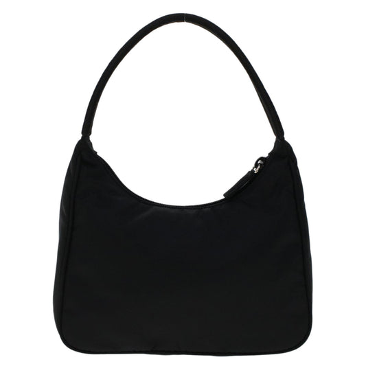 Prada Hand Bag Nylon Black