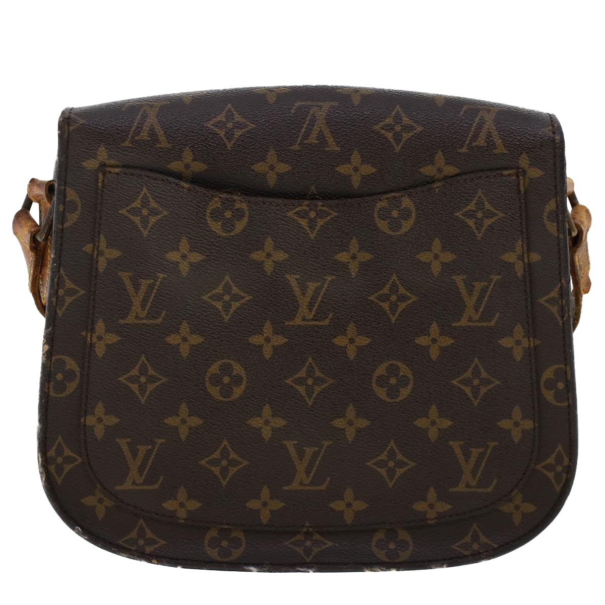 LOUIS VUITTON Monogram Saint Cloud GM Shoulder Bag LV yk7739