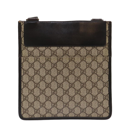 Gucci Leather Canvas Shoulder Bag