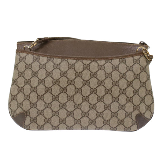 Gucci Leather Canvas Shoulder Bag