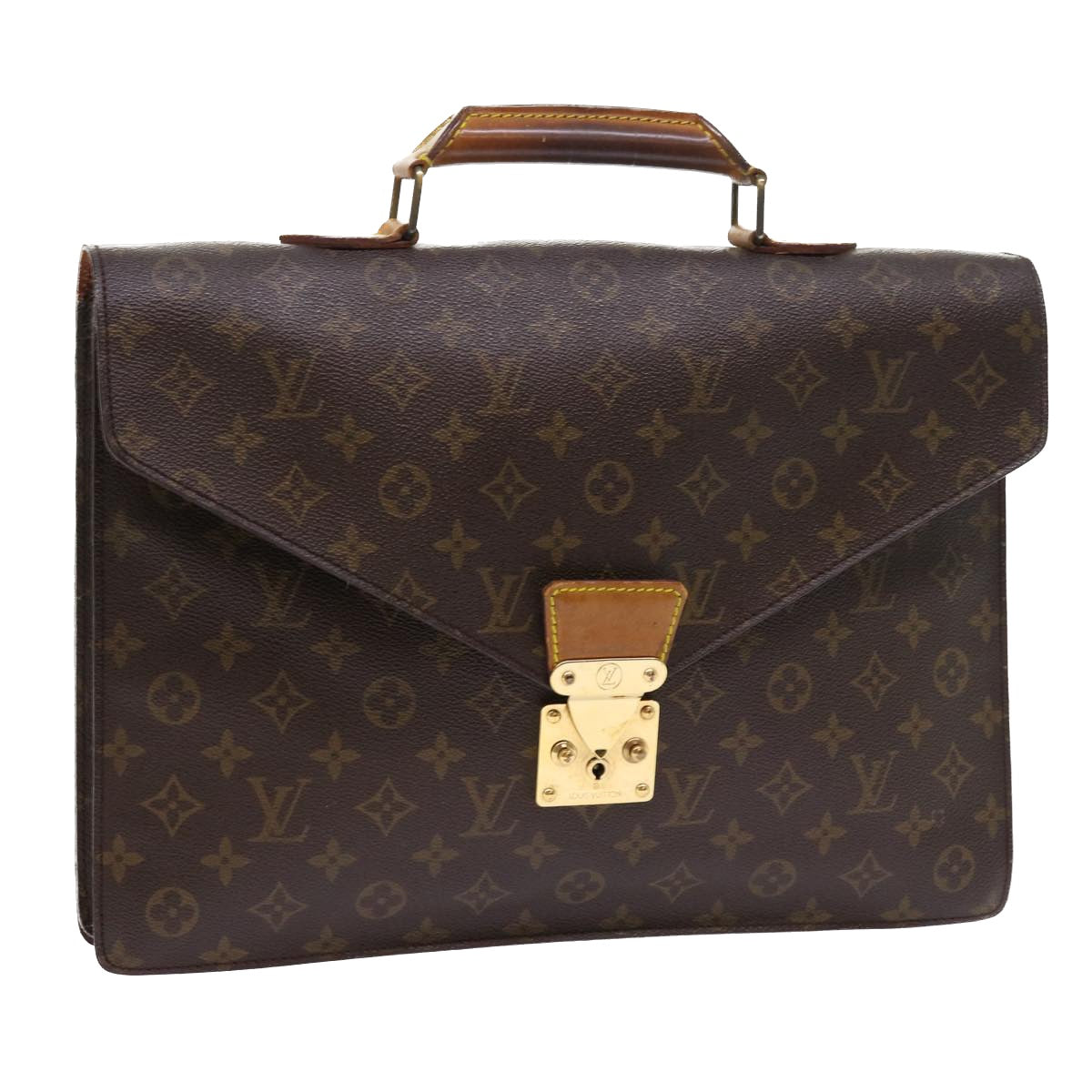 LOUIS VUITTON Monogram Serviette Conseiller Briefcase M53331 LV Auth yk8617