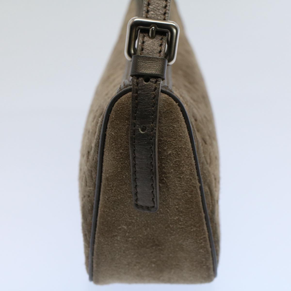 Luxury CELINE C Macadam Canvas Accessory Pouch Brown 9030