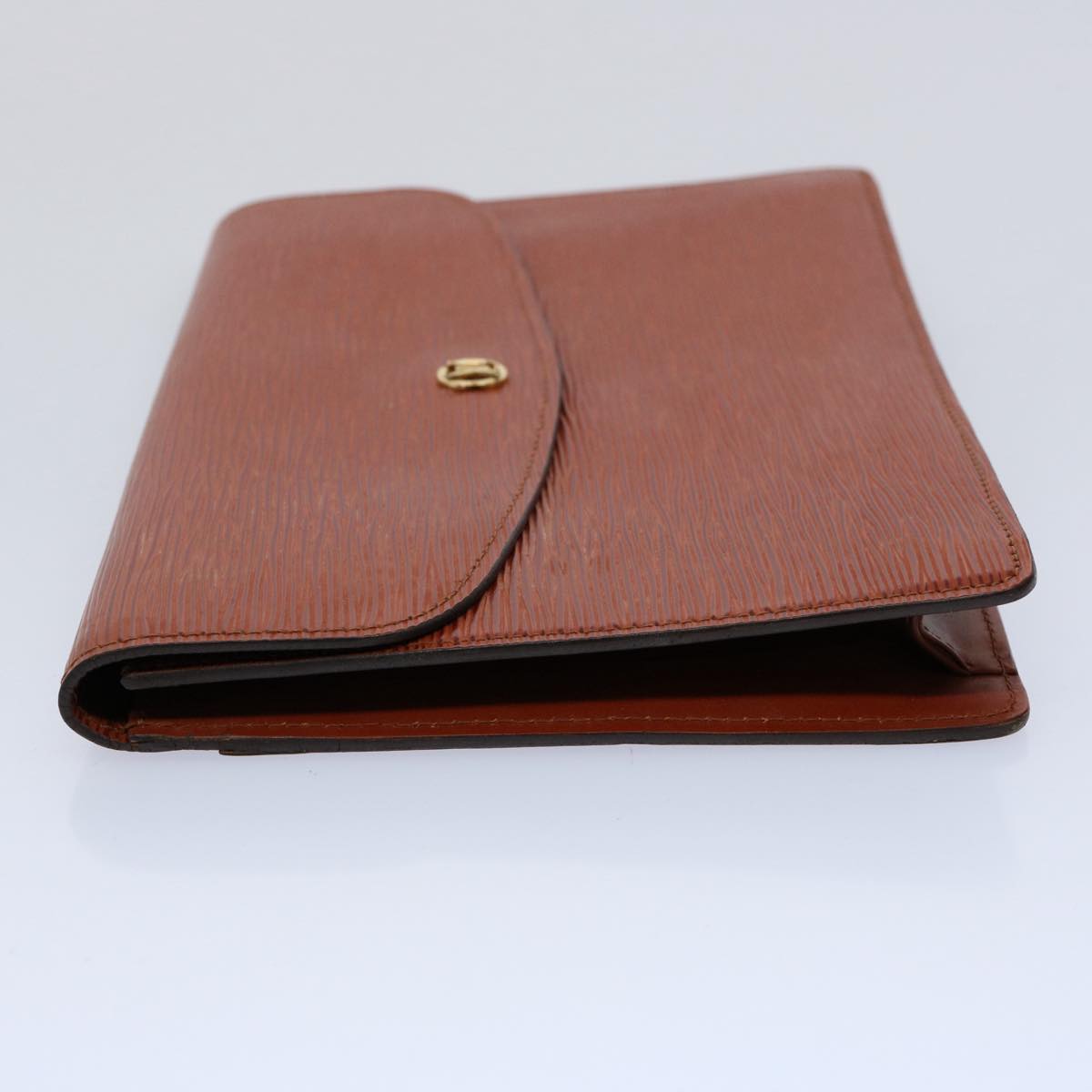 LOUIS VUITTON Epi Montaigne 23 Clutch Bag Brown M52663 LV Auth yk9651