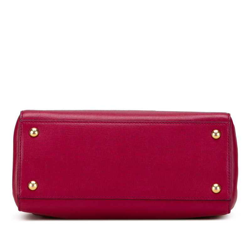 Fendi Petit 2Jours Leather 2way Bag