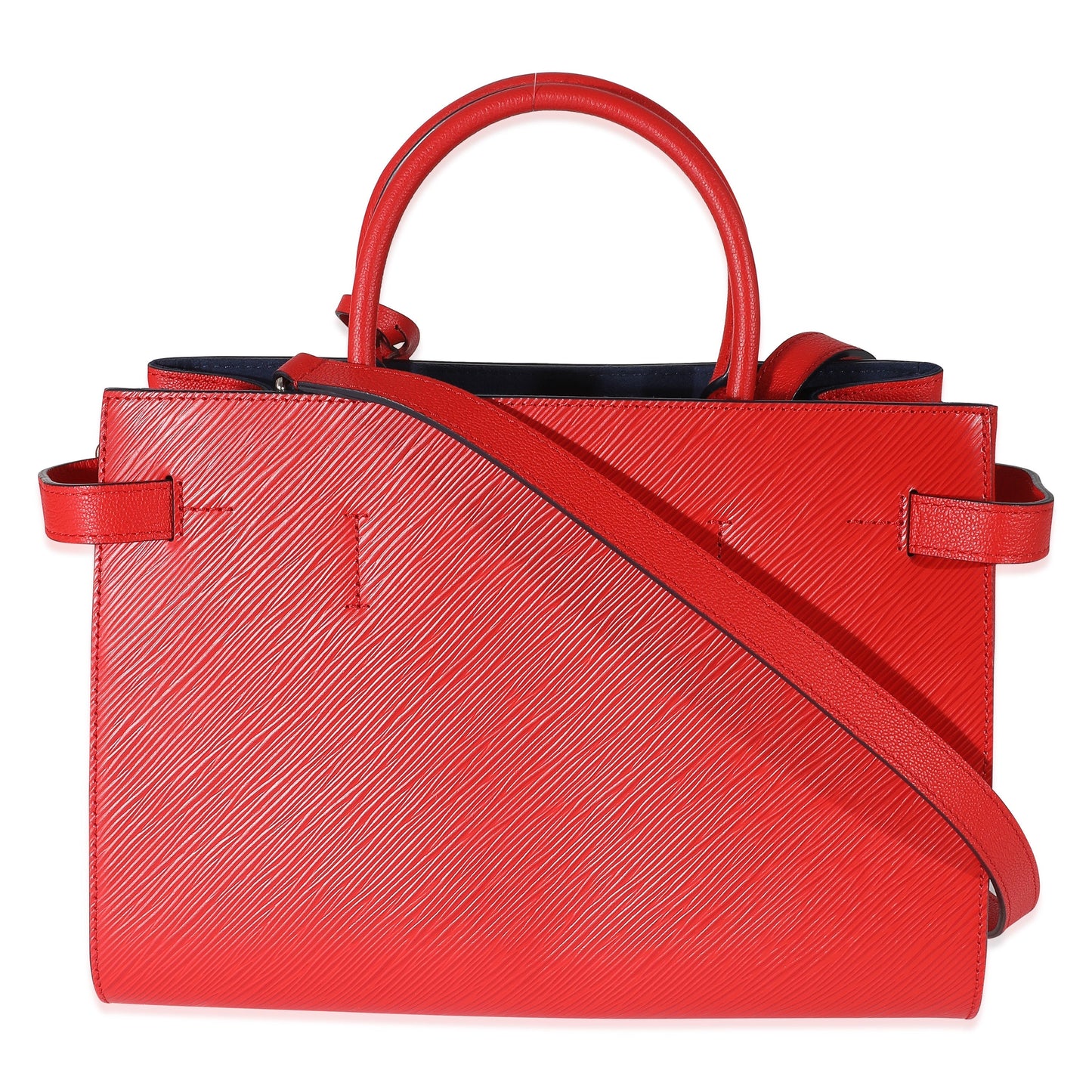 Louis Vuitton Red Epi Leather Twisted Tote Bag
