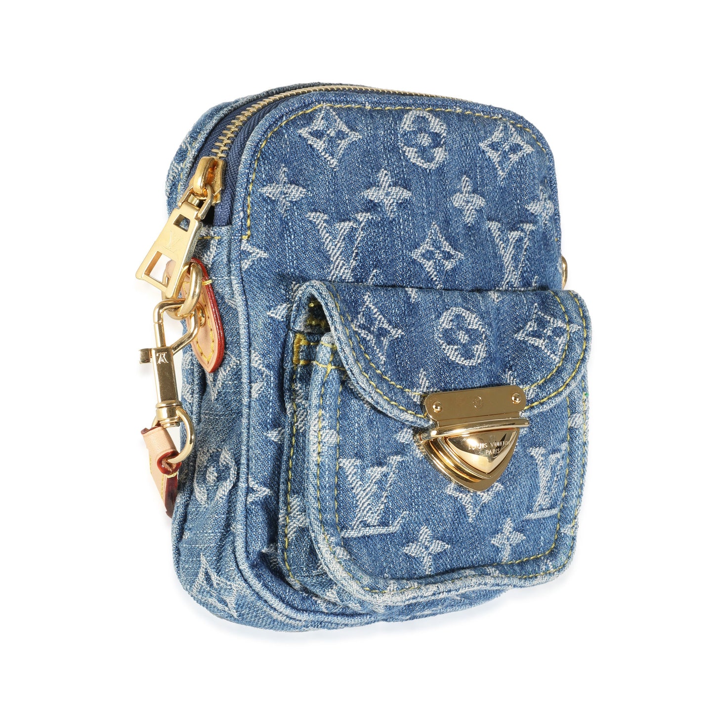  Louis Vuitton Monogram Denim Fairfax Pochette
