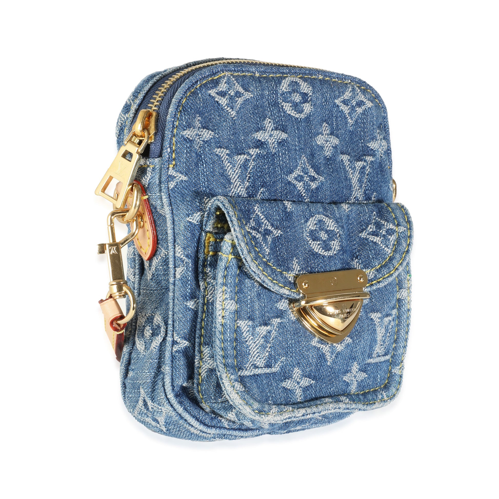  Louis Vuitton Monogram Denim Fairfax Pochette