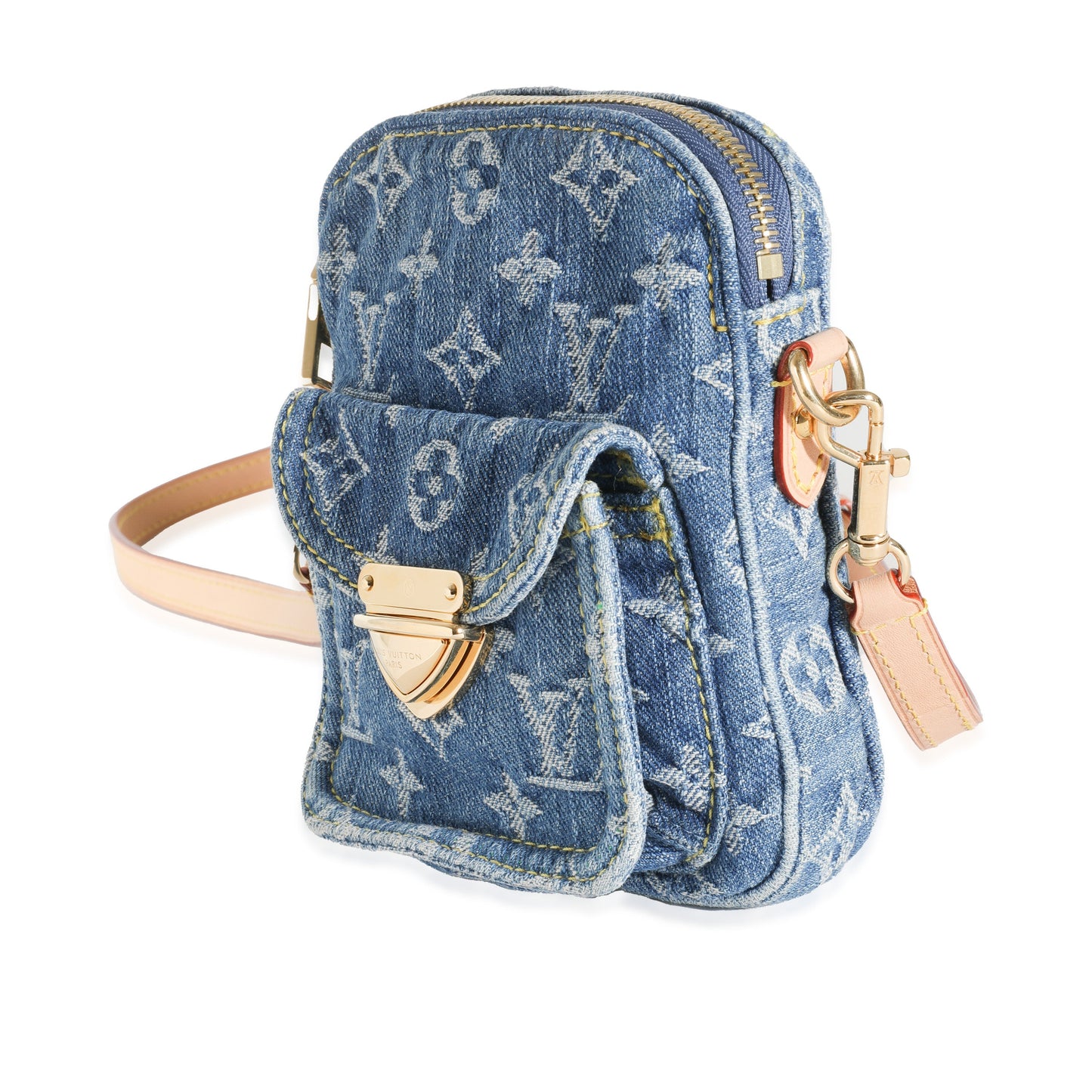  Louis Vuitton Monogram Denim Fairfax Pochette