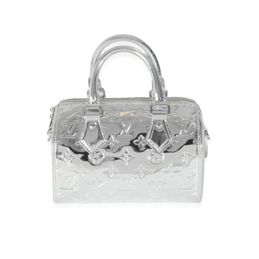 Louis Vuitton Sier Monogram Miroir Speedy Bandouliere 20 NM