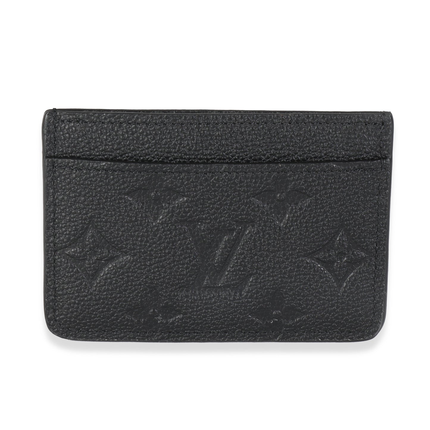 Louis Vuitton Black Monogram Empreinte Credit Card Holder