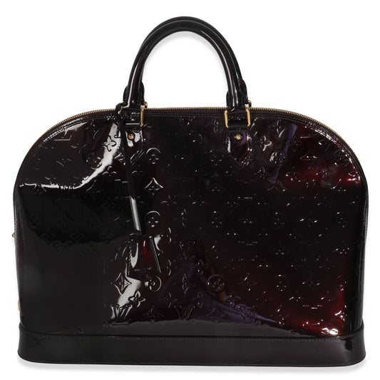 Louis Vuitton Amarante Monogram Vernis Alma GM XL