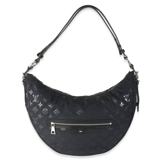 Louis Vuitton Polar Night Nylon Monogram Loop Pocket Hobo