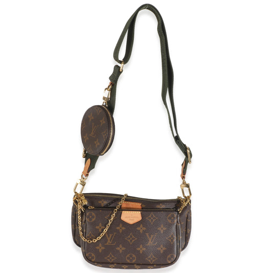 Louis Vuitton Khaki Monogram Canvas Multi Pochette Accessoires