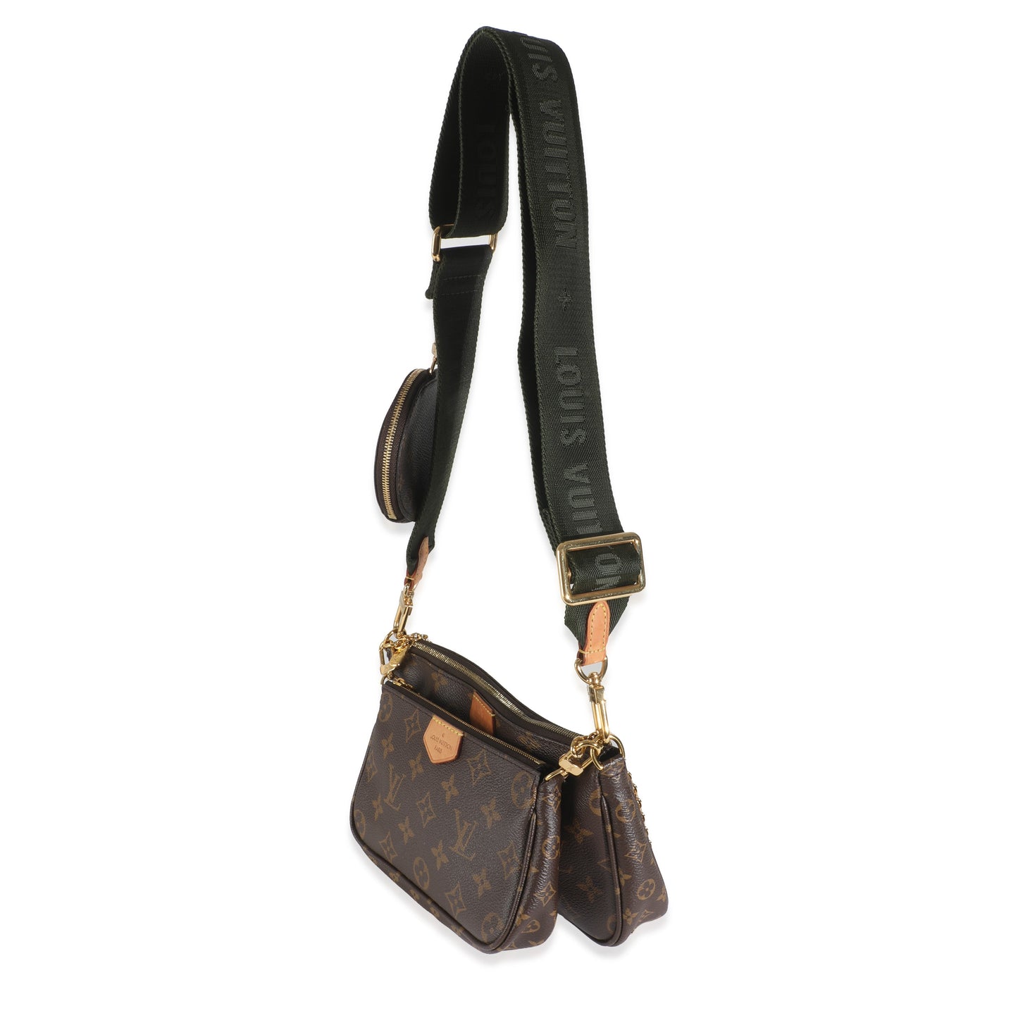 Louis Vuitton Khaki Monogram Canvas Multi Pochette Accessoires