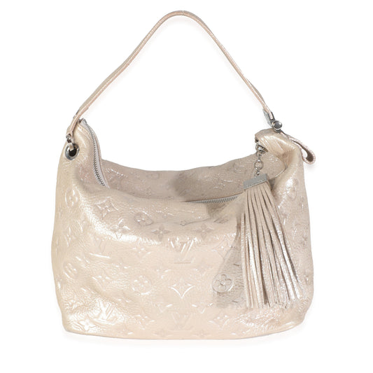 Louis Vuitton Sier Monogram Shimmer Calfskin Halo