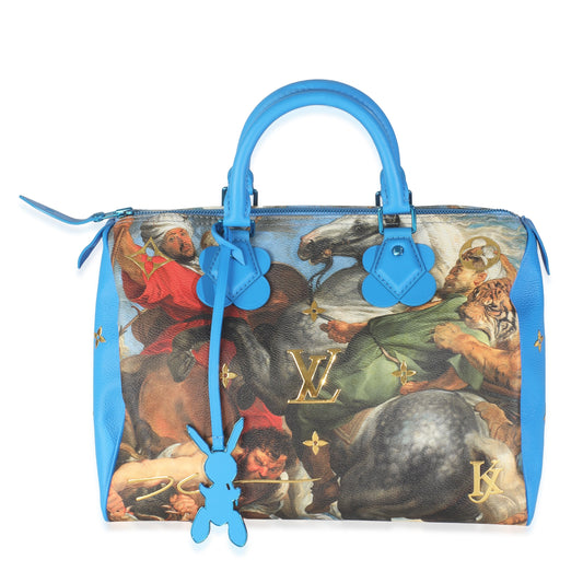 Louis Vuitton x Jeff Koons Multicolor Canvas Masters Collection Rubens Speedy 3