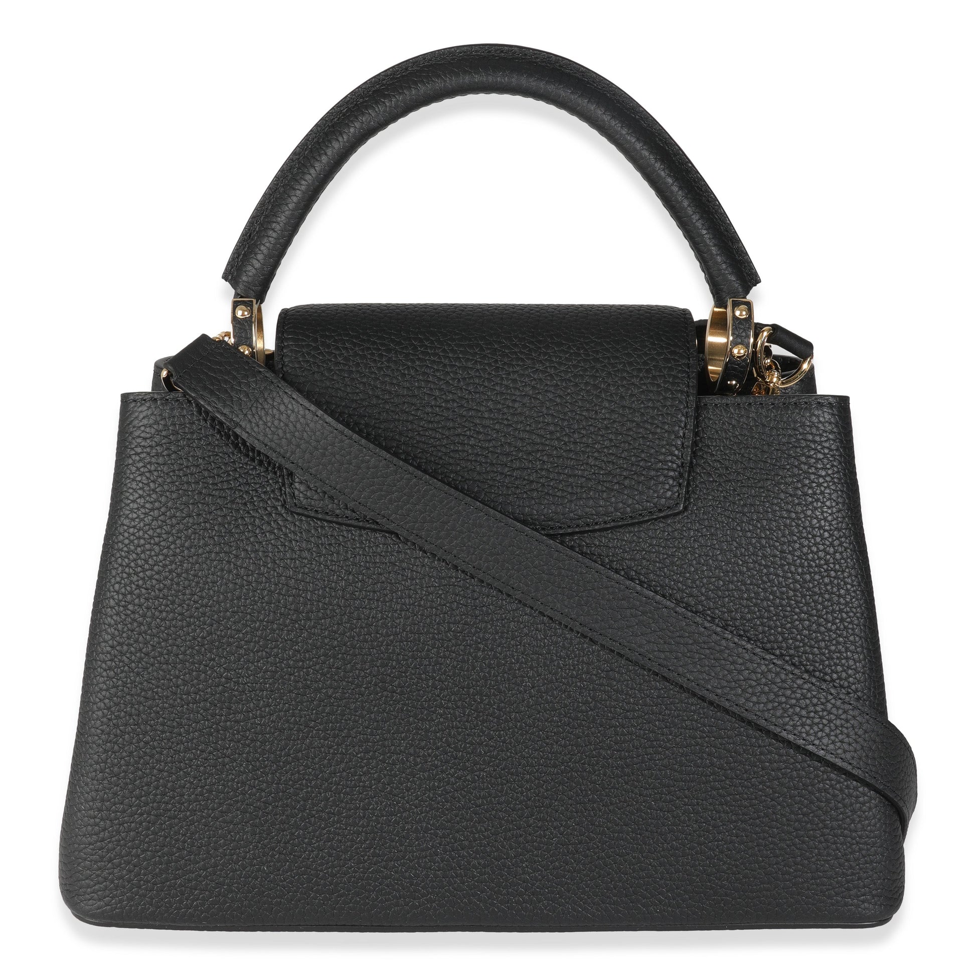 Louis Vuitton x TM Black Taurillon Capucines MM