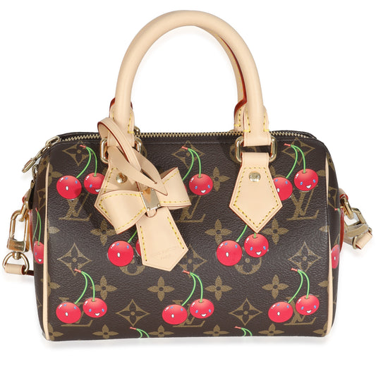 Louis Vuitton x TM Monogram Cerises Canvas Speedy Bandouliere 20