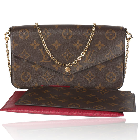 Louis Vuitton Fuchsia Monogram Canvas Felicie Pochette