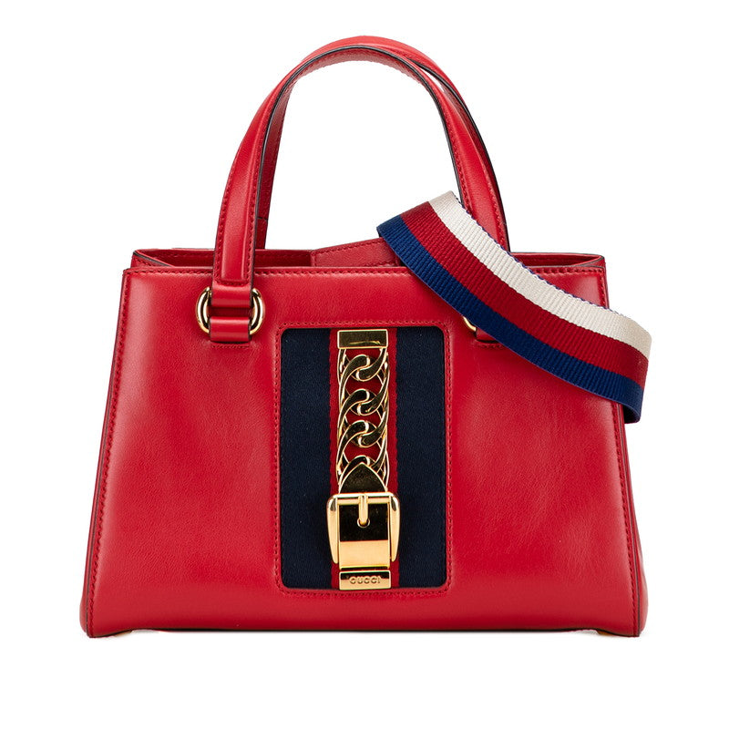 Gucci Sylvie Leather 2way Shoulder Bag