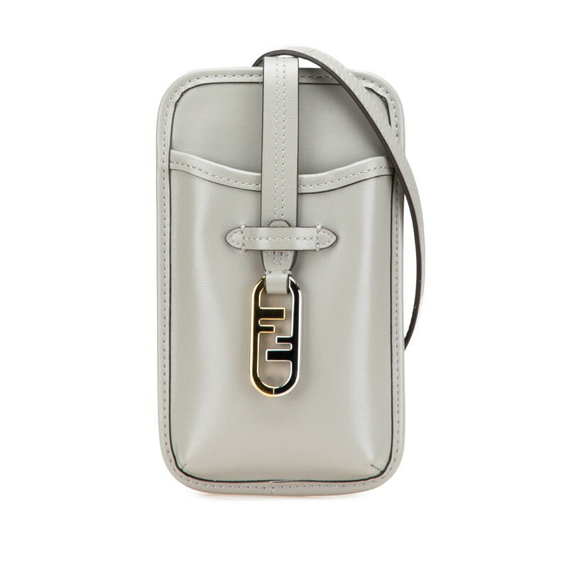 Fendi 7AS131 Leather Phone Holder Shoulder Bag