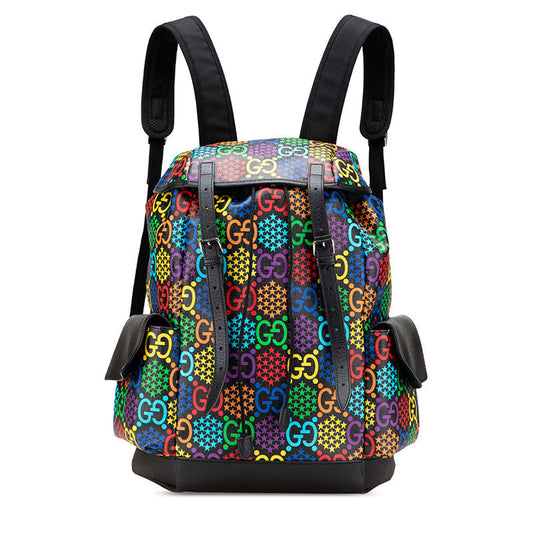 Gucci GG Psychedelic PVC Leather Backpack